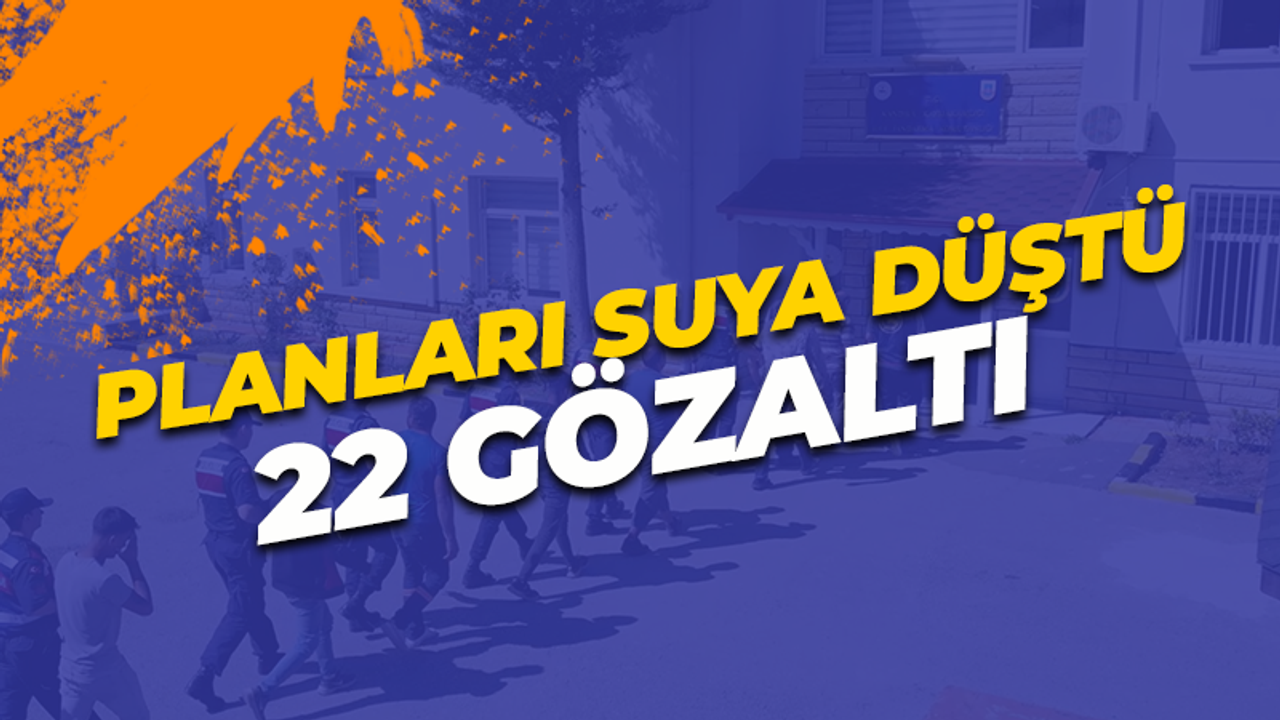 Hayallerine kavuşamadan gözaltına alındılar!