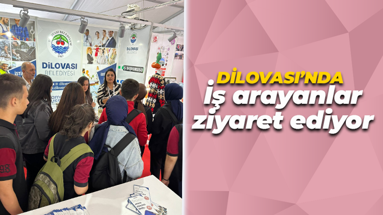 İş arayanlar bu standı ziyaret ediyor: Yoğun ilgi