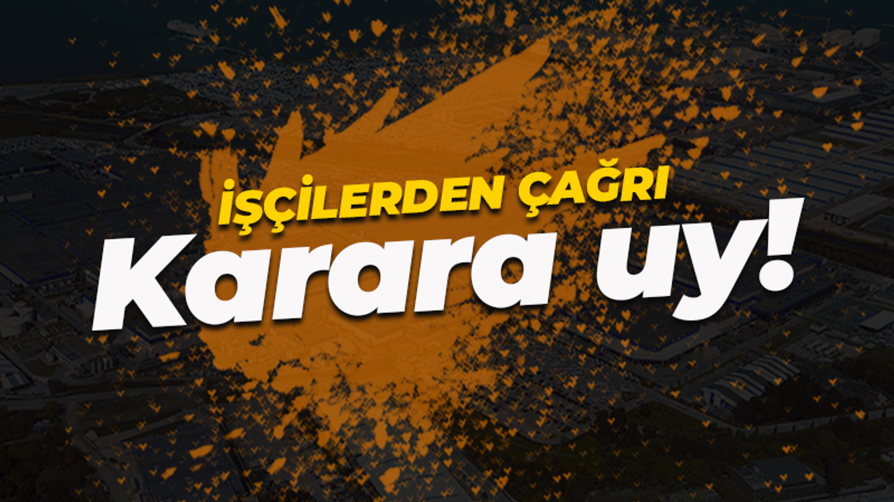 İşçilerden Türk Metal'e çağrı: Karara uy!