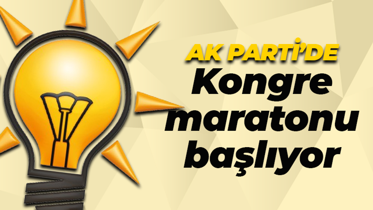 Şahin Talus duyurdu! AK Parti'de kongre maratonu başlıyor