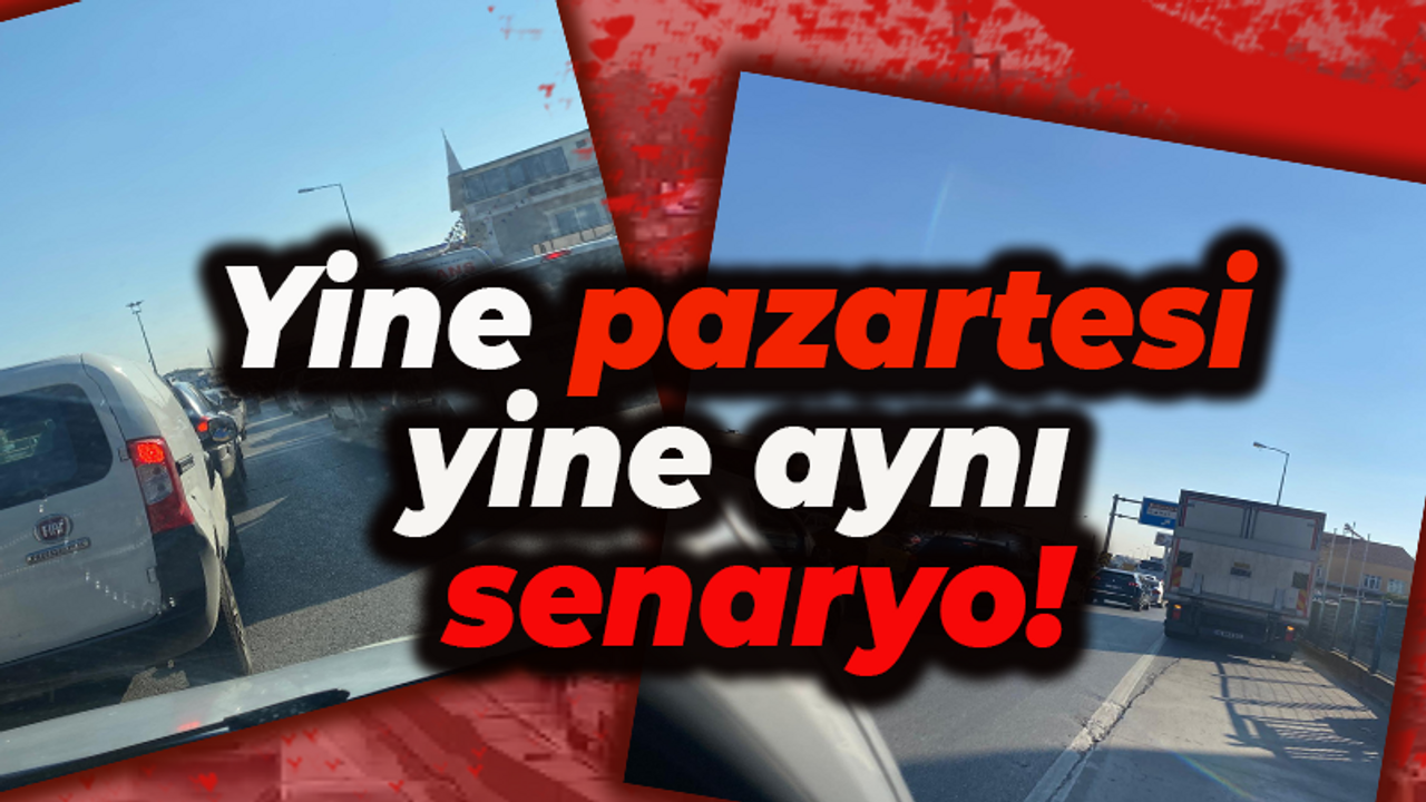 Yine Pazartesi yine Gölcük-İzmit yolu kilit!