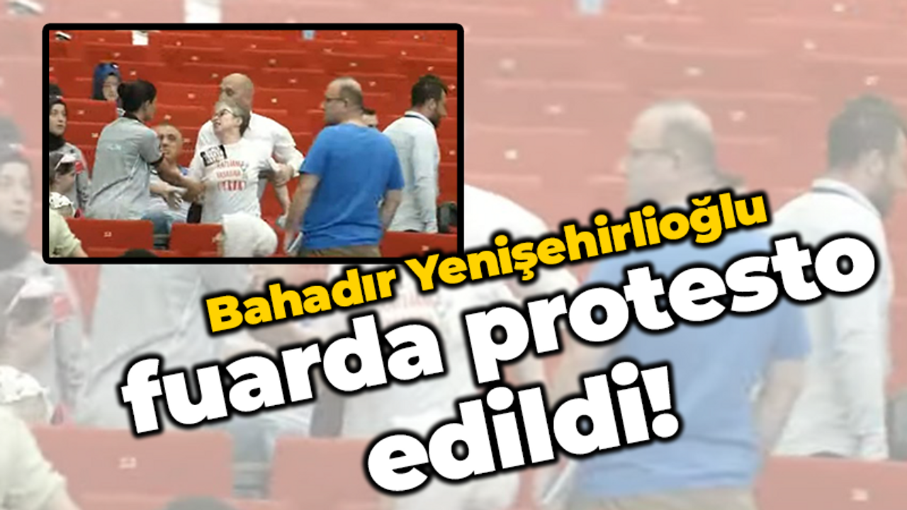 AK Parti Grup Başkanvekili Bahadır Yenişehirlioğlu kitap fuarında protesto edildi!