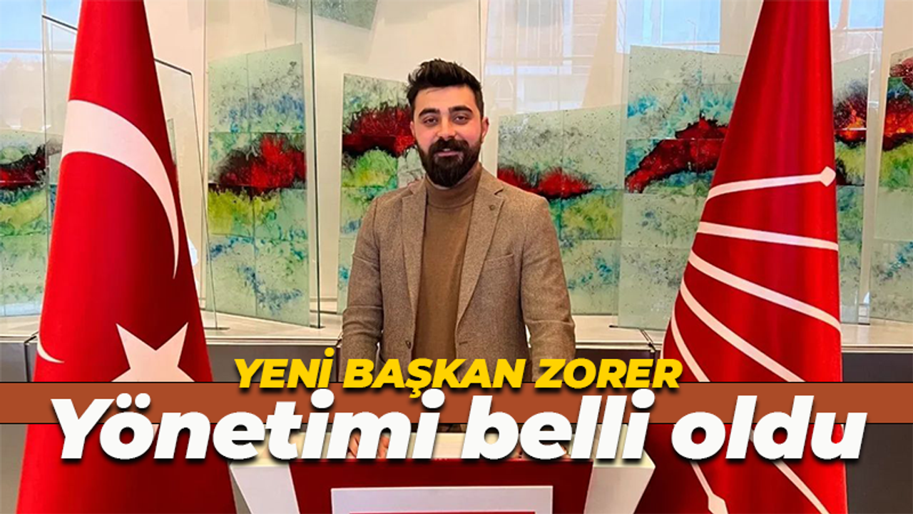 CHP'de yeni gençlik kolları başkanı Hayri Zorer