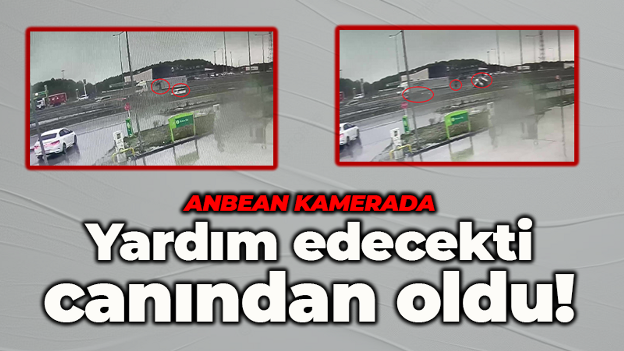 Kaza yapan sürücüye yardıma koştu kendi canından oldu!