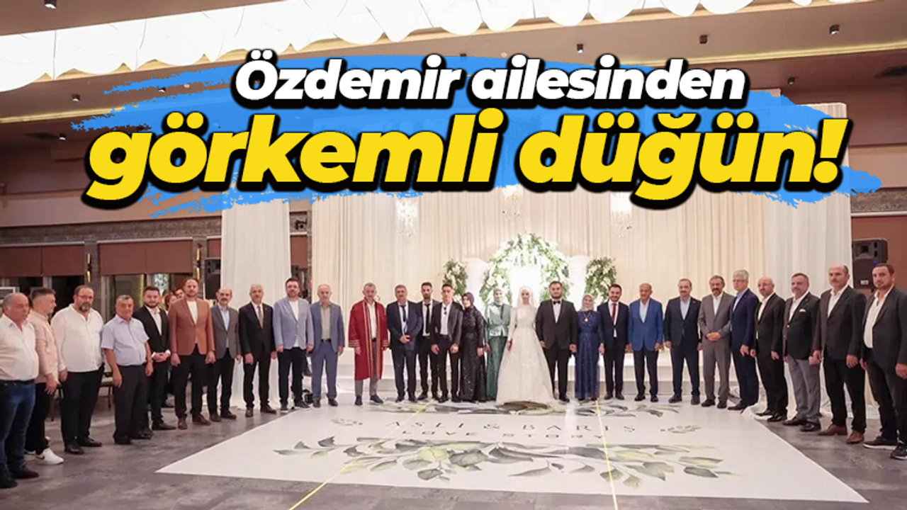 Barış Özdemir dünya evine girdi