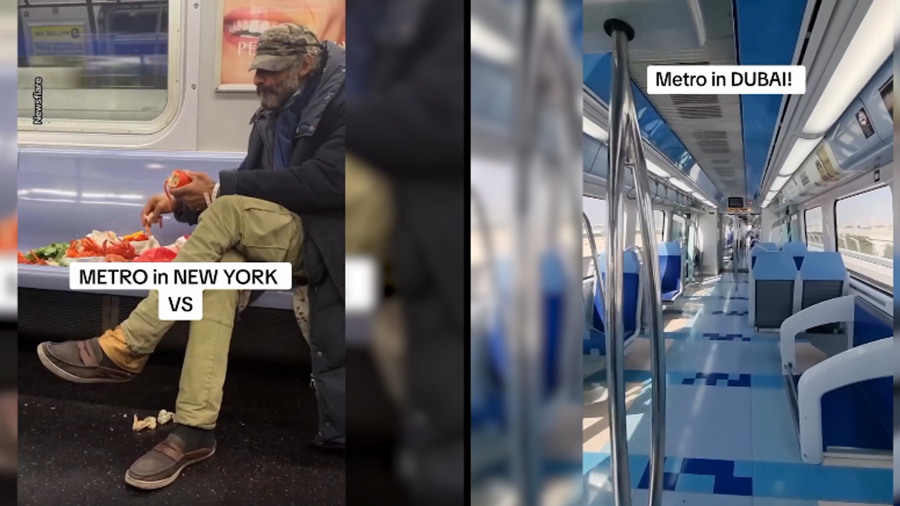 New York ile Dubai metrosunun büyük farkı