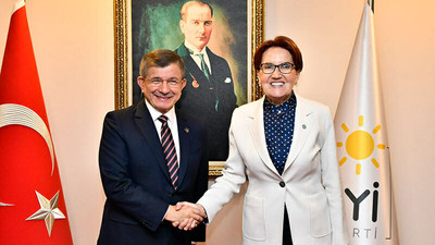 Akşener, Davutoğlu ile görüştü.