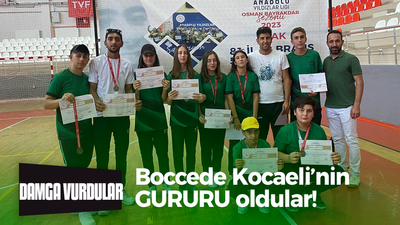 Boccede Kocaeli’nin GURURU oldular!