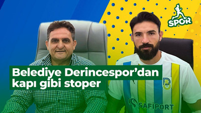 Belediye Derincespor’dan kapı gibi stoper