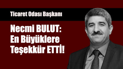 En büyüklere teşekkür etti!