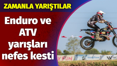 Enduro ve ATV şampiyonası nefes kesti