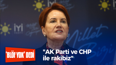 "AK Parti ve CHP ile rakibiz"