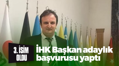 Alican Erçelik de İHK Başkan adaylık başvurusu yaptı