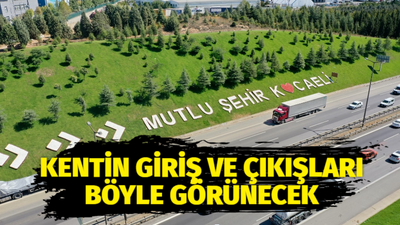 Kentin giriş ve çıkışları böyle görünecek