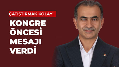 Boztepe kongre öncesi mesajı verdi: Çatıştırmak kolay...