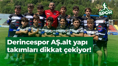 Derincespor AŞ. alt yapı takımları dikkat çekiyor!