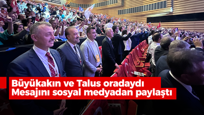 Büyükakın ve Talus AK Parti'nin 22 kuruluş yıl dönümünü kutladı