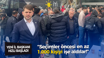 İyi Parti İl Gençlik Kolları Başkanı Mustafa Sarı: Seçim öncesi en az 1.000 kişiyi işe aldılar