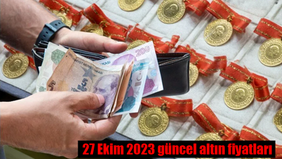 27 Ekim 2023 güncel altın fiyatları: Çeyrek, gram, Cumhuriyet altın kaç lira?