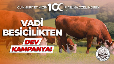 Vadi Et ve Süt Ürünleri’nde 100. yıla özel kampanya