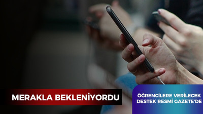 Teknolojik cihaz ve internet desteği Resmi Gazete'de yayınlandı