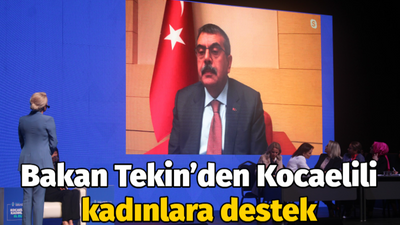 Bakan Tekin’den Kocaelili kadınlara destek