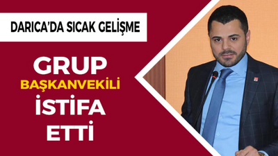 Darıca'da grup başkanvekili Özkan Sarıtoprak istifa etti