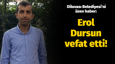 Dilovası Belediyesi'ni üzen haber: Erol Dursun vefat etti!