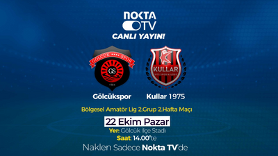 Gölcükspor – Kullarspor maçı Nokta TV’den canlı yayınlanacak