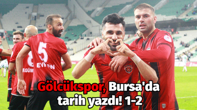 Gölcükspor’dan tarihi zafer! Bursa'yı da elediler! “1-2”