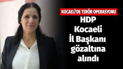 HDP Kocaeli İl Başkanı gözaltına alındı