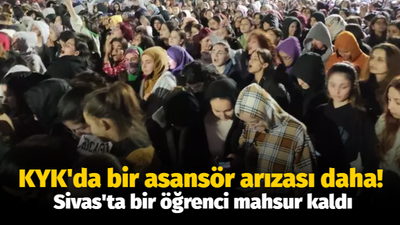 Kız yurdunda bir asansör arızası daha! Zeren'in ölümü kahretmişti, bu kez Sivas'ta bir öğrenci mahsur kaldı