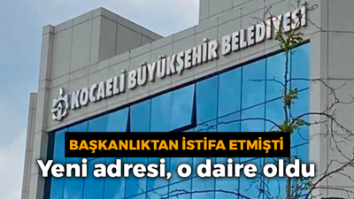 Kocaeli Büyükşehir’de daire başkanıydı. Yeni adresi o daire oldu