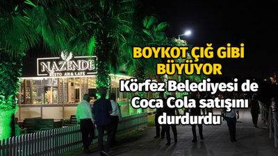 Körfez Belediyesi de Coca Cola satışını durdurdu