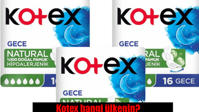 Kotex hangi ülkenin, kimin markası? Kotex İsrail markası mı?