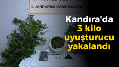 Kandıra'da 3 kilo uyuşturucu yakalandı