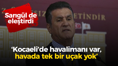 Mustafa Sarıgül Cengiz Topel Havalimanı’nı meclise taşıdı