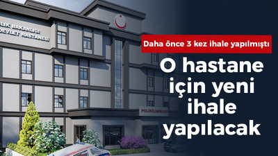 Körfez Devlet Hastanesi'nde 4'üncü ihale 14 Kasım'da