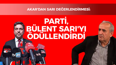 Parti Bülent Sarı'yı ödüllendirdi