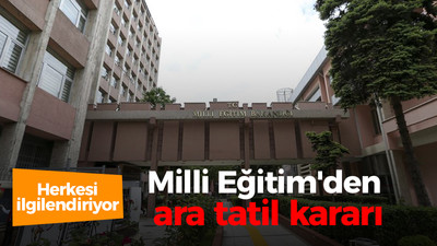 Milli Eğitim'den ara tatil kararı: Seminerler yapılacak!