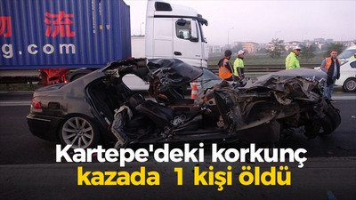 Kartepe'deki korkunç kazada 1 kişi öldü