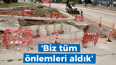 O kaza ile ilgili İSU'dan açıklama geldi: “Biz tüm önlemleri aldık”