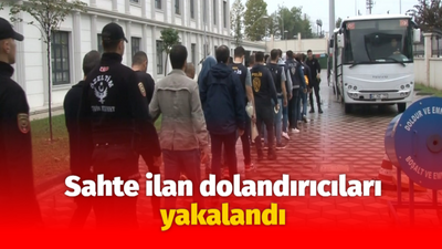 Sahte ilan dolandırıcıları yakalandı