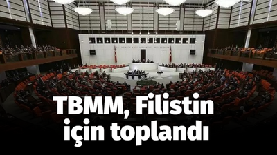 TBMM, Filistin için toplandı