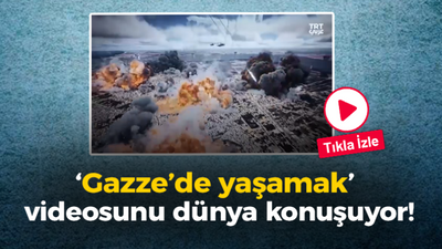 TRT Arabi’nin “Gazze’de yaşamak” videosunu dünya konuşuyor!