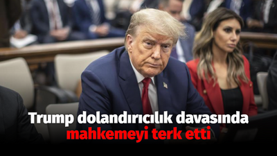 Trump dolandırıcılık davasında mahkemeyi terk etti