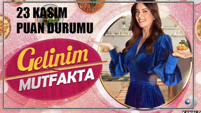 23 Kasım Gelinim Mutfakta Puan Tablosu ÖĞREN! Gelinim Mutfakta Bugün Çeyreği Kim Aldı?