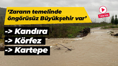 CHP Kocaeli; Sel zararının temelinde büyükşehir var