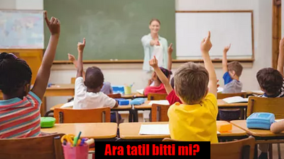 Ara tatil bugün bitti mi, 2. ara tatil ne zaman? Kasım ara tatilinde okullar ne zaman açılıyor, 20 Kasım Pazartesi ders zili çalacak mı?