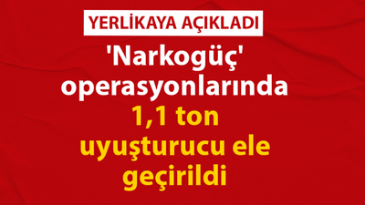 Bakan Yerlikaya: "44 ilde eş zamanlı olarak düzenlenen 'Narkogüç' operasyonlarında 176 şüpheli yakalandı